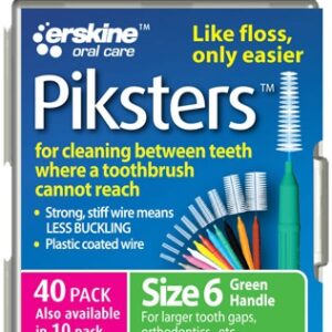 Piksters Interdental Brushes č. 6 zelené