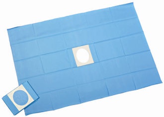 Surgical drape 45 x 60 cm s otvorom