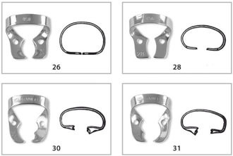 Fit Kofferdam spona č. 30 bez krídelok