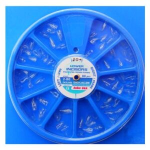 Korunky transparenté incisálne dolné