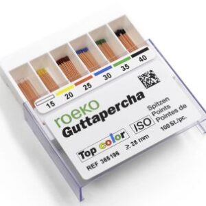 Gutaperčové čapy Top Color – ISO 20, 365120
