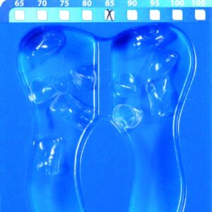 Korunky transparentné incisálne