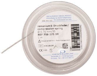 Remanium compression spring