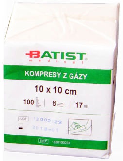 Gázové štvorce 10 x 10 cm