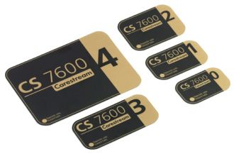 Carestream CS7600 platničky č. 0
