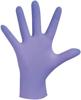 Rukavice Medibase nitrilové nepúdrované – Fialové, S, 201-121