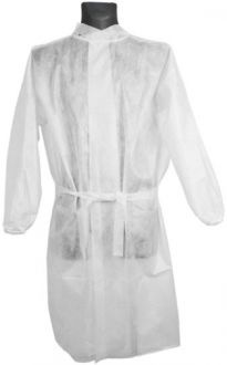 Ochranný plášť univerzálny biely