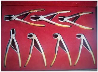 Children Diamond Extracting Forceps Set