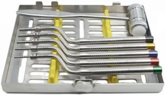 Osteotome Set zahnuté