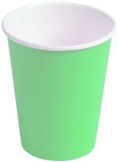 Poháre papierové limetkové