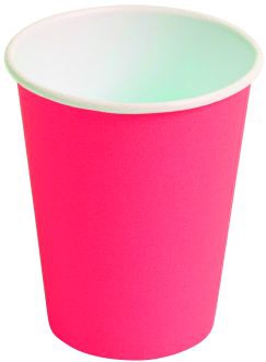 Poháre papierové fuchsia