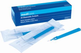 Skalpelové čepieľky Medibase s držiakom č. 11