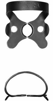 Rubber Dam Clamp 2A Hu-Friedy Black Line