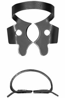 Rubber Dam Clamp 3 Hu-Friedy Black Line