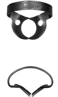 Rubber Dam Wingless Clamp W14A Hu-Friedy Black Line