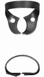 Rubber Dam Clamp 24 Hu-Friedy Black Line