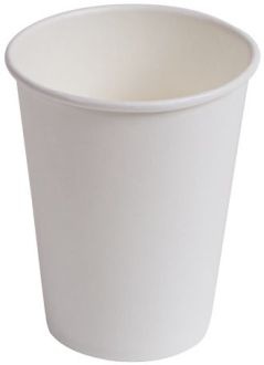 Poháre papierové biele