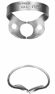 Rubber Dam Wingless Clamp W14A Hu-Friedy